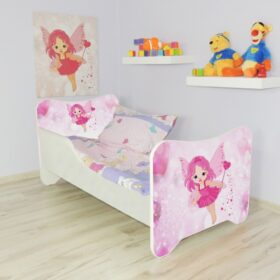 Serija Happy Kitty-Little Fairy  Dečiji krevet sa dušekom i letvicama