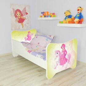 Serija Happy Kitty-Pony  Dečiji krevet sa dušekom i letvicama