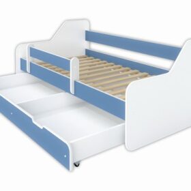 Kreveti Bella Luni-Model Dione  svetloplavi 160x80cm