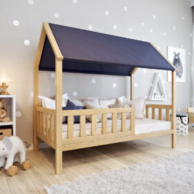 Kreveti Bella Luni-Model Domek krevet kućica Premium sa dušekom 180x80