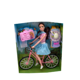 Lutka na biciklu