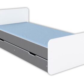 Model Alfa 1 krevet sa fiokom sivi - gratis dušek (200x90cm)