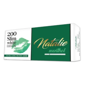 Seduce Natalie slim white menthol 24mm box 200