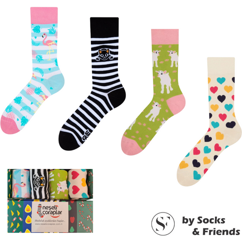 Socks&Friends set čarapa 4/1 Girly