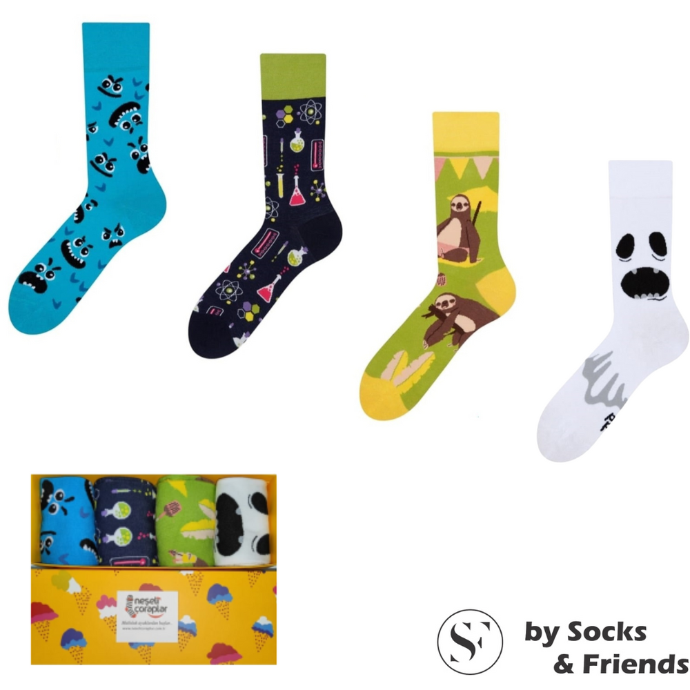 Socks&Friends set čarapa 4/1 Fun