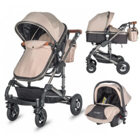 Coccolle Siyana Kolica za bebe 3u1 - Bež