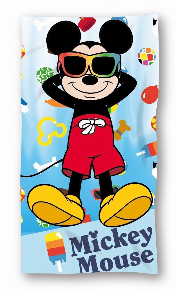 Baloo Dečiji Pamučni Peškir za plažu 70x140 cm Mickey Mouse Model 2