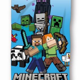 Baloo Dečiji Pamučni Peškir za plažu 70x140 cm Minecraft