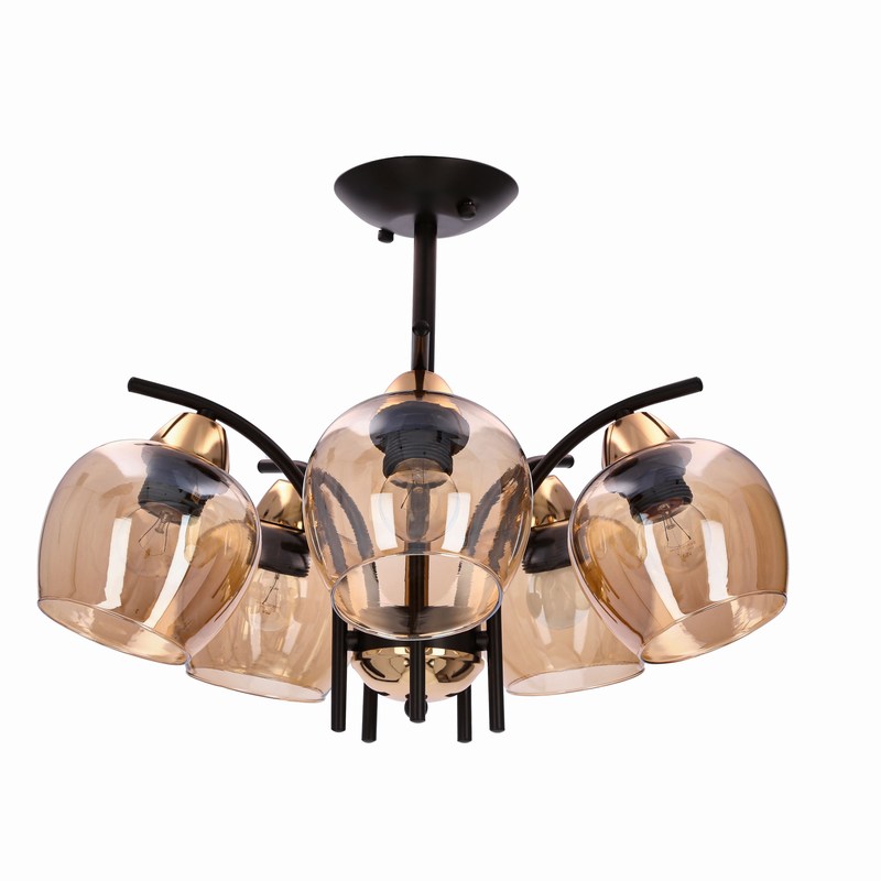 Merra Luster Crni 5x40W E27