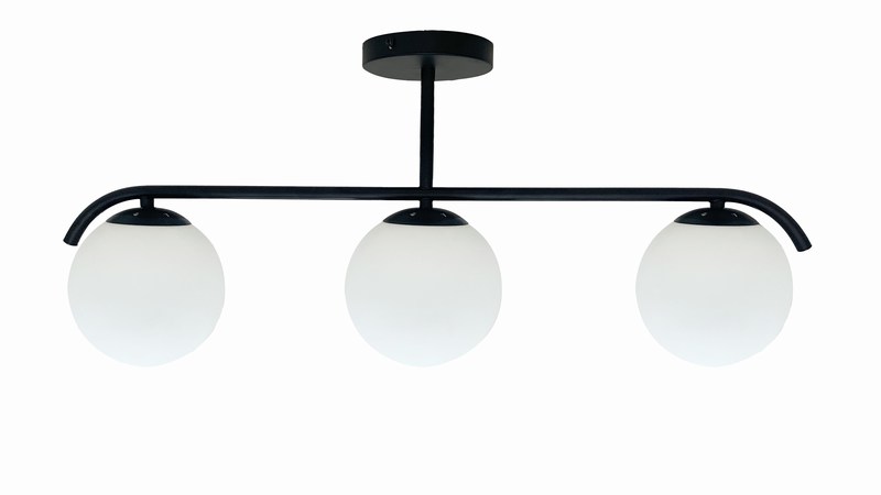 Amadeo Luster Crni 3x40W E14