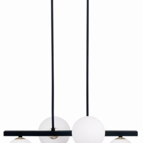 Kama Viseća Lampa Crno Zlatna 4x28W G9