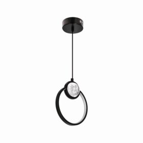 Lacrima Viseća Lampa Crna 15W LED 3000K