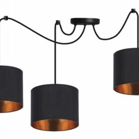 Candi Lux Viseća Lampa Crna 3 3x40W E27